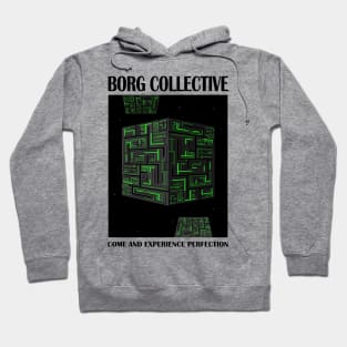 Star Trek - Travel Poster Borg Collective Hoodie